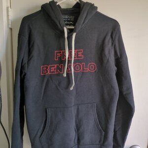 Super Yaki Free Ben Solo Kylo Ren Star Wars Last Jedi black hoodie sweatshirt